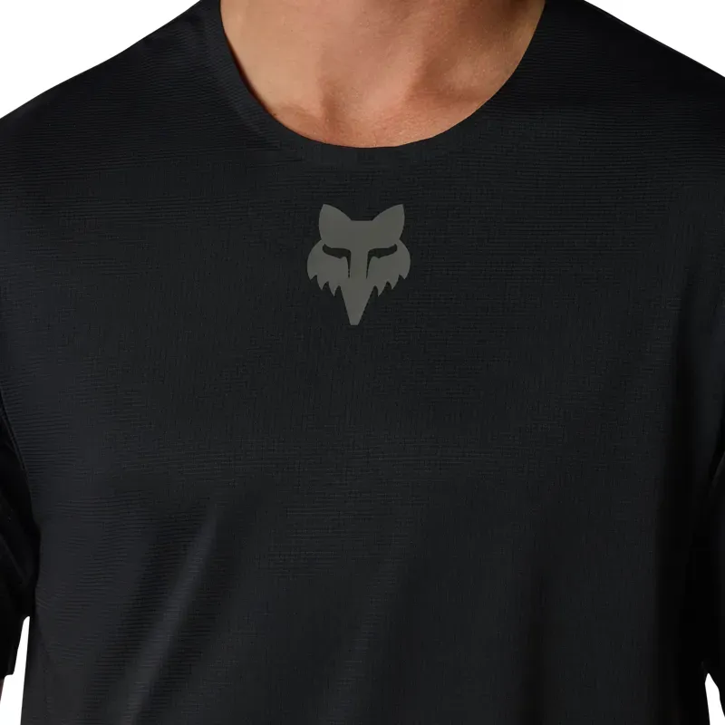Fox Flexair Short Sleeve Jersey in Black-4
