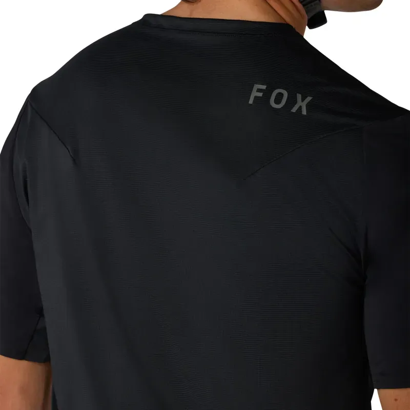 Fox Flexair Short Sleeve Jersey in Black-5