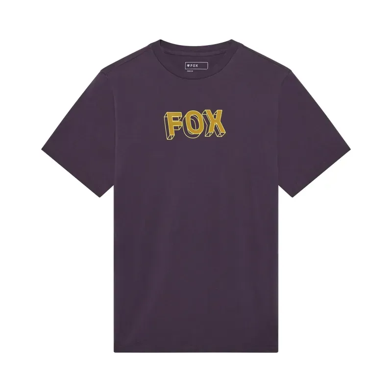 Fox Image Print 195 Original T-Shirt in Plum Perfect