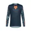 Fox Ranger Image Print Long Sleeve Jersey in Arctic Blue