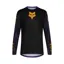 Fox Ranger Image Print Long Sleeve Jersey in Plum Purple
