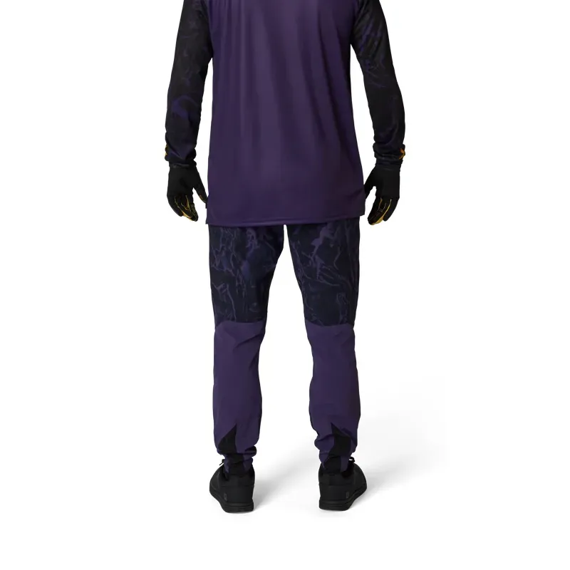 Fox Ranger Image Print Long Sleeve Jersey in Plum Purple-3