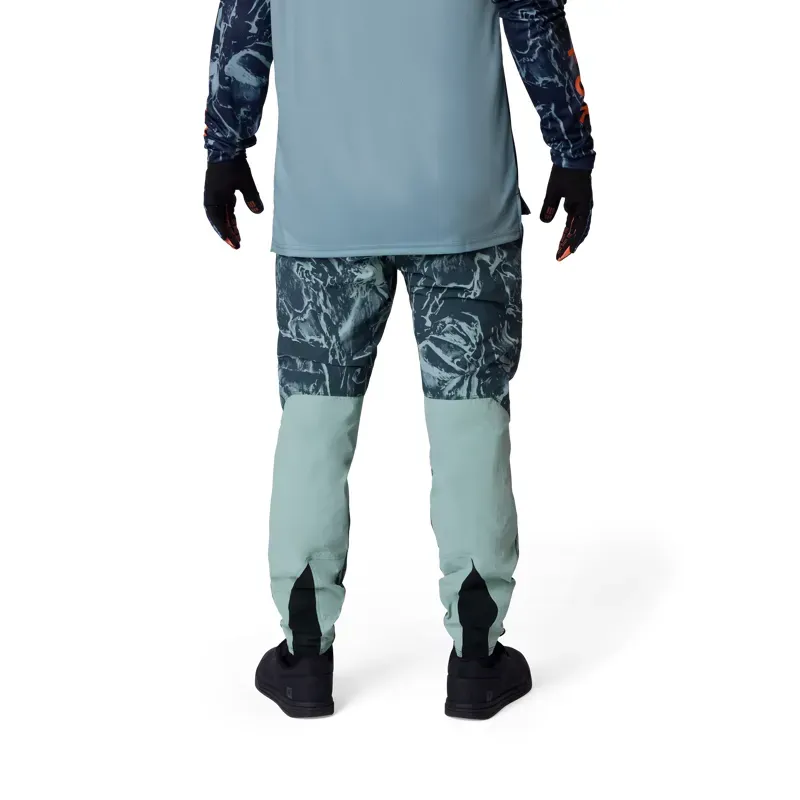 Fox Ranger Image Print Pants in Arctic Blue-3