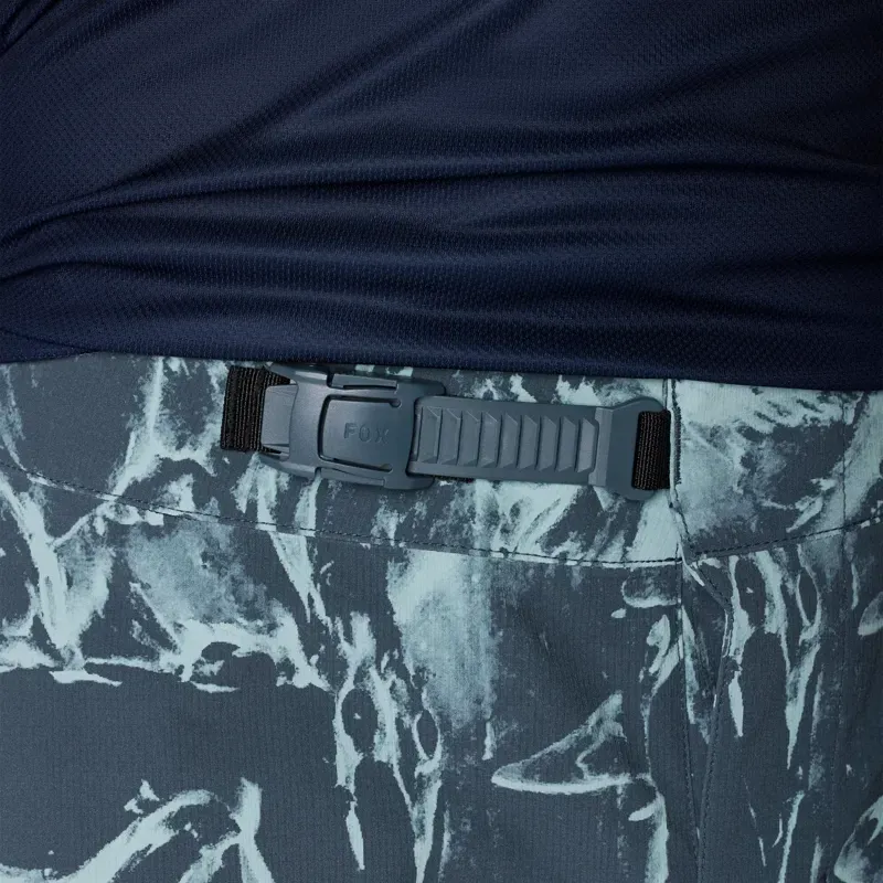 Fox Ranger Image Print Pants in Arctic Blue-4