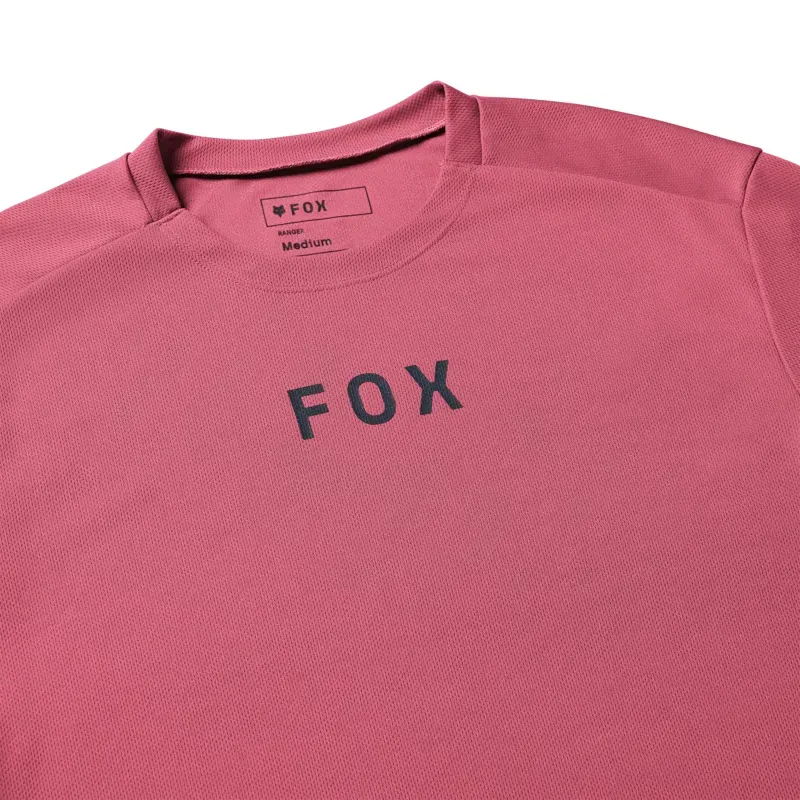 Fox Ranger Wordmark Jersey in Berry-2