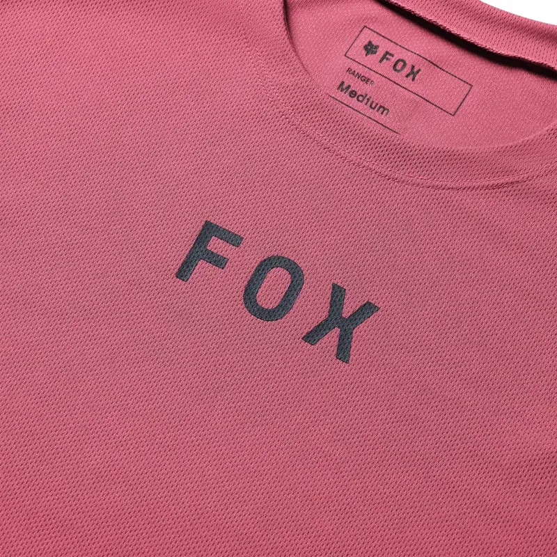 Fox Ranger Wordmark Jersey in Berry-3