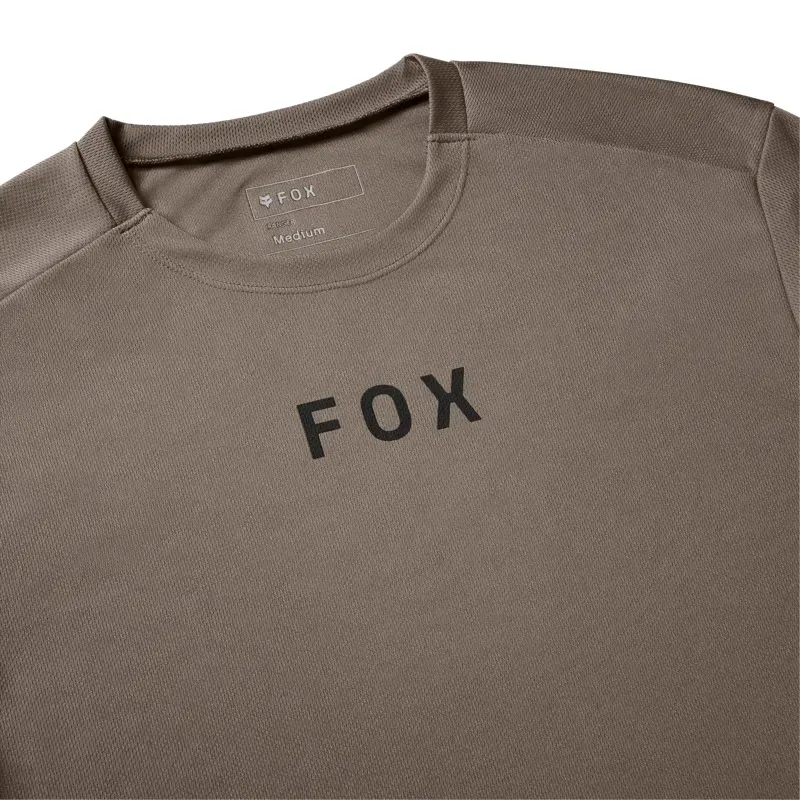 Fox Ranger Wordmark Jersey in Nutmeg Brown-2