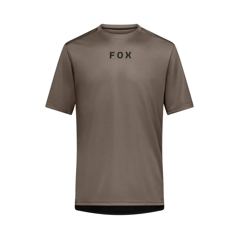 Fox Ranger Wordmark Jersey in Nutmeg Brown