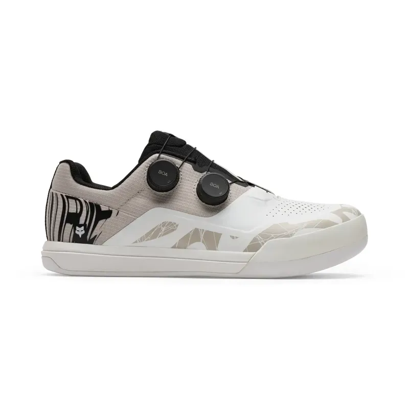 Fox Union BOA Diffuse Special Edition Clipless Shoes in Chalk White