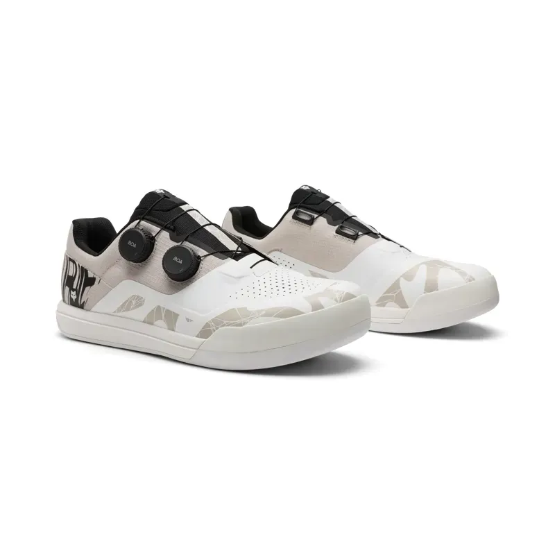 Fox Union BOA Diffuse Special Edition Clipless Shoes in Chalk White-2