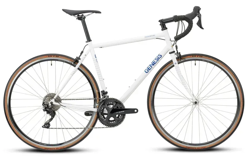 2021 Genesis Equilibrium Steel Road Bike in White