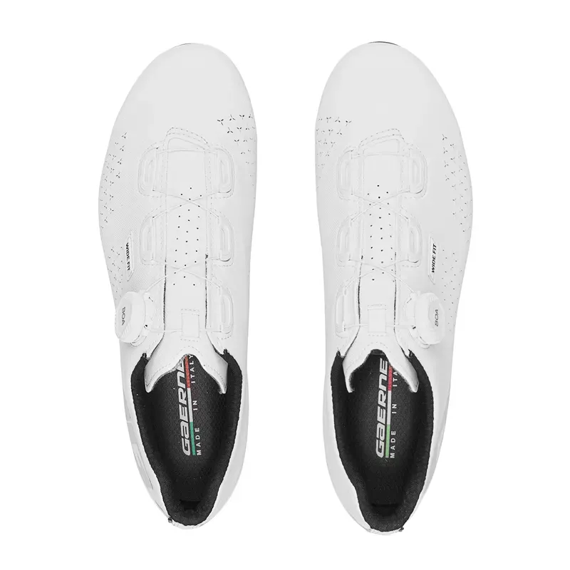 Gaerne G.SPRINT+ WIDE Wide Cycling Shoes in White-2