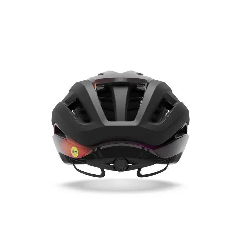 Giro Aries Spherical Helmet in Black/Frequency Orange-3