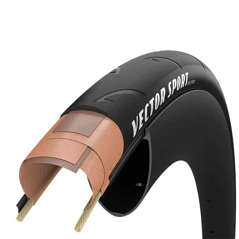 Goodyear Vector Sport 700x32c Tubeless Ready Tire in Black