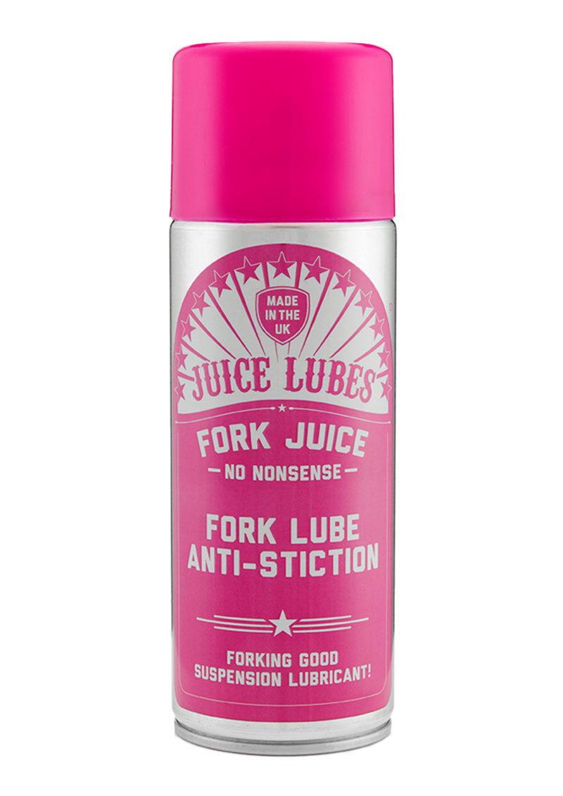 Juice Lubes Fork Juice 400ml Suspension Lube and Cleaner in Pink