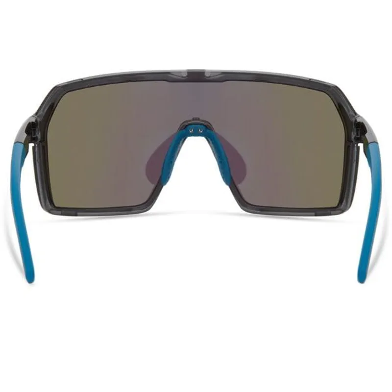 Madison Eyewear Crypto Crystal Gloss Smoke Sunglasses - Green Mirror Lens in Crystal Gloss Smoke-2