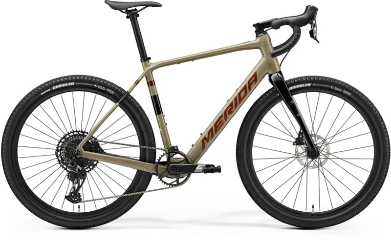 Merida eSilex+ 600 E-Gravel Bike in Oak Bork/Bronze