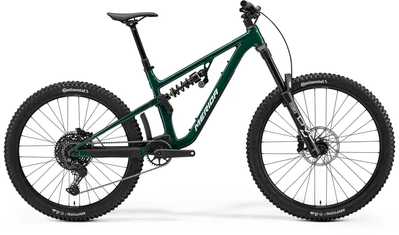 Merida One-Sixty FR 400 MTB in Deep Forest Green/White