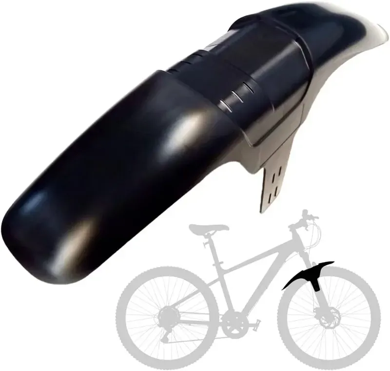 Mudhugger Evo Front Guard Ziptie 26-29 in Black-2