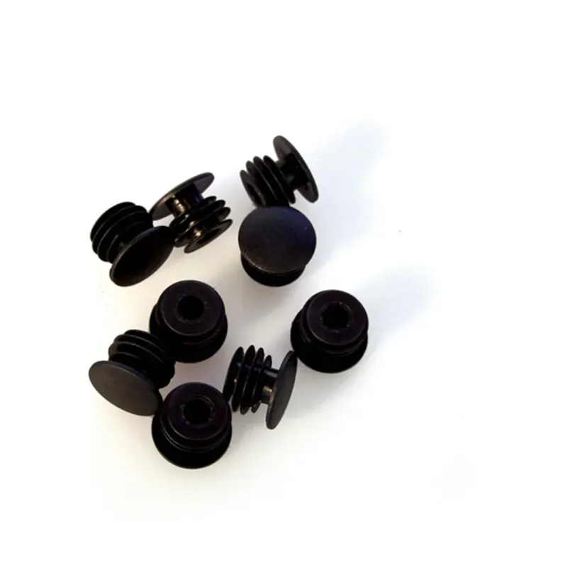 M Part Plastic Handlebar Plugs in Black