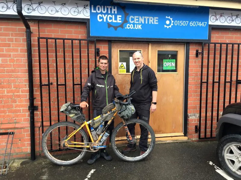 Guy Martin with the Tour Divide Salsa Fargo