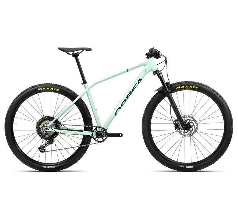 Orbea Alma H30 Hardtail Mountain Bike in Ice Green/Blue