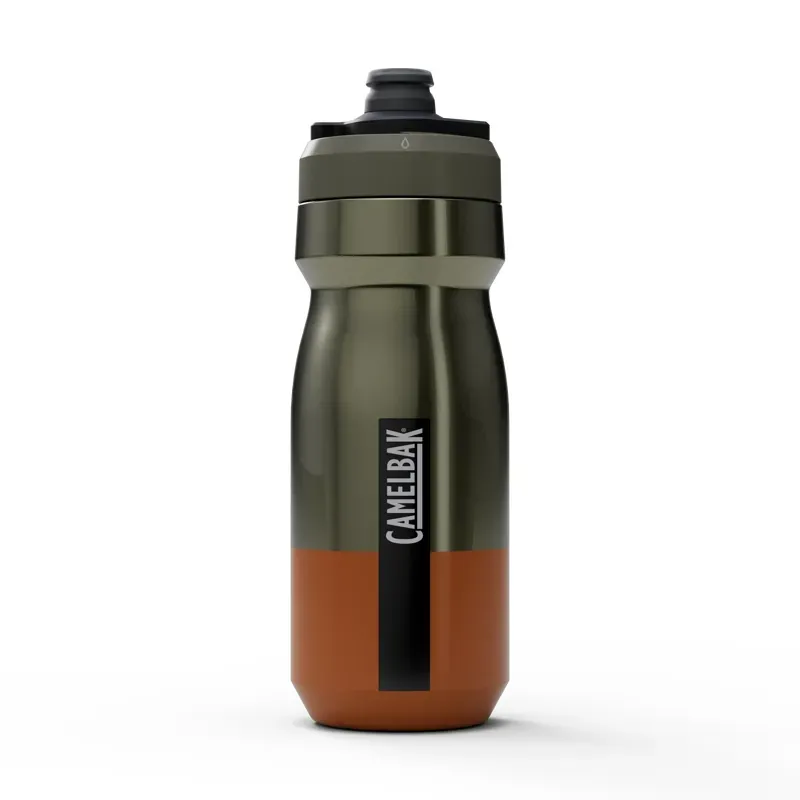 Camelbak Podium Insulated Steel 18oz Bike Bottle in Mercury Desert Moss/Rust