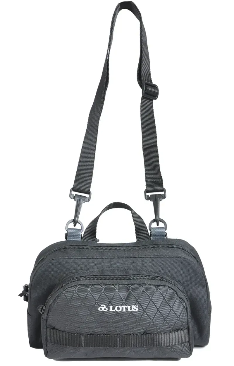 Lotus Bags Tough Series TH7-6410 8.4-litre H-bar + Dry Bag in Black-1