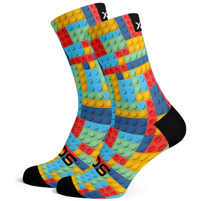 Sox Footwear Blocks Premium Crew Socks ASSORTED COLOUR