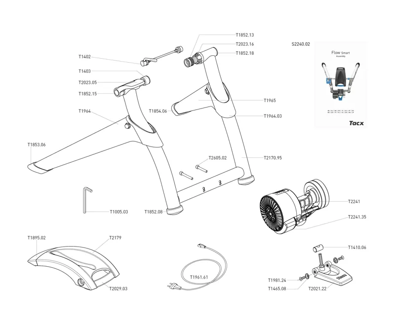 Tacx Flow Wheel on Smart Trainer