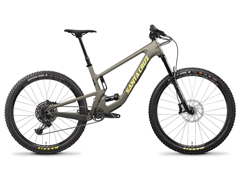 Santa Cruz 5010 Carbon MX R in Matte Nickel/Yellow