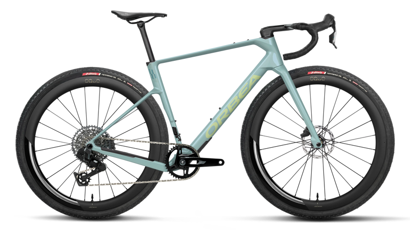 Orbea Terra Race M31eLTD Force AXS 1X in Frozen Concrete