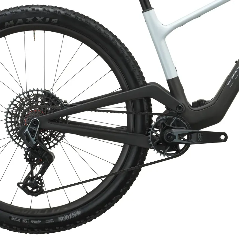 Scott Spark RC World Cup XC Mountain Bike in Cumulus White/Carbon Black-5