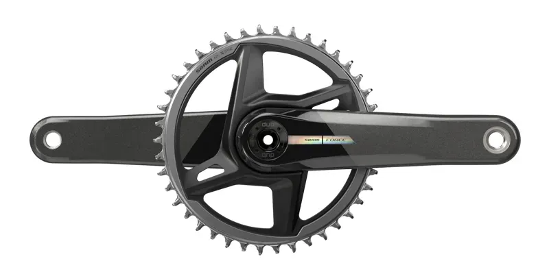 Sram Force Wide 1x D1 AXS Dub 12spd Crankset in Black-1
