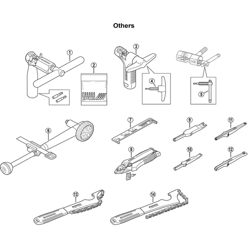 Shimano Workshop Cable Cutters in Silver/Black-1