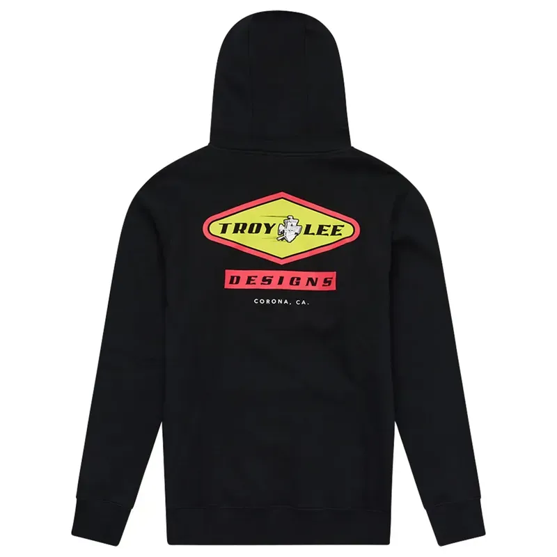 Troy Lee Designs Carb Pullover Hoodie in Black-1
