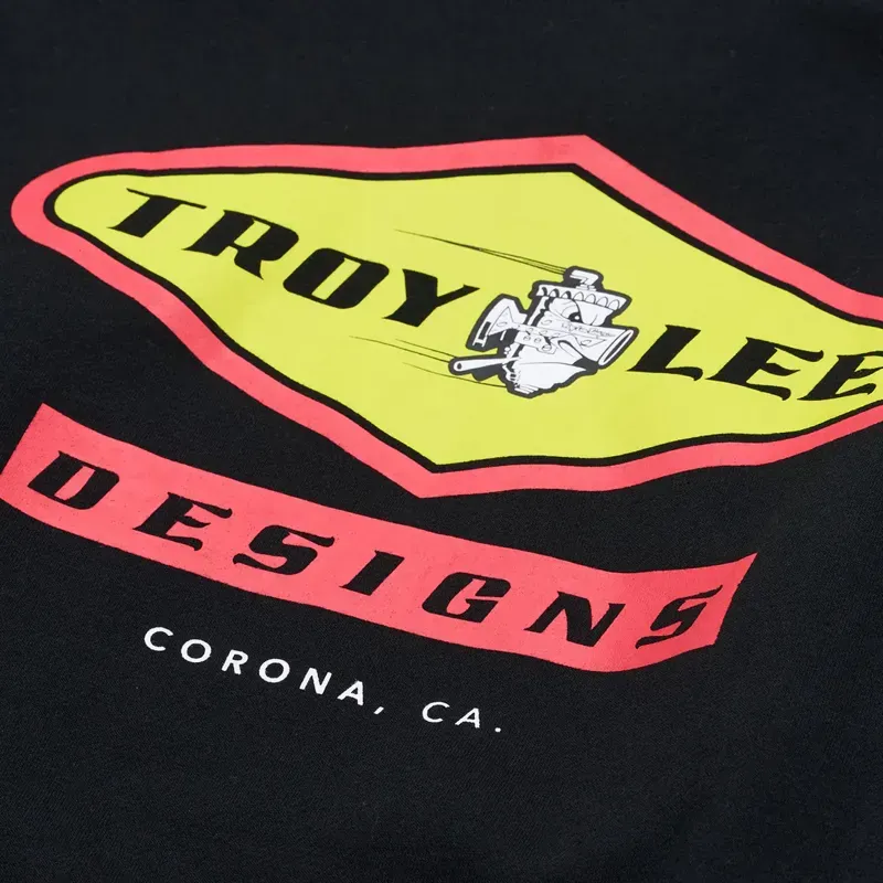 Troy Lee Designs Carb Pullover Hoodie in Black-5