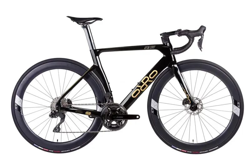 Orro Bikes Venturi STC 105Di2 Vision SC55 in Black and Gold Gloss 