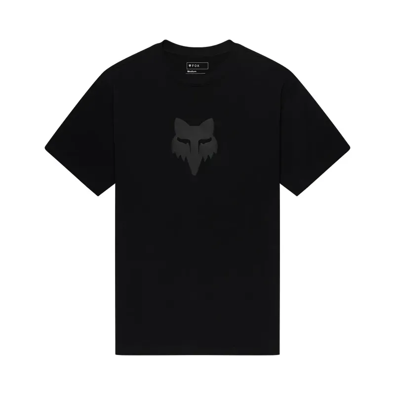 Fox Head Heavyweight Short Sleeve T-Shirt in Black